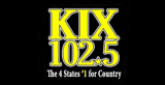 Kix 102.5 radio live streaming logo