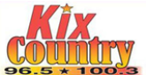 KIX Country 96.5 FM radio live streaming logo