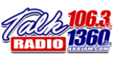 KKBJ Talk Radio 1360 AM radio live streaming logo