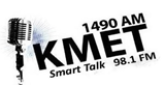 KMET 1490 AM radio live streaming logo