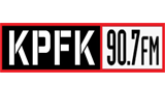 KPFK 90.7 FM radio live streaming logo