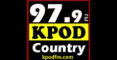 KPOD 97.9 FM Radio Station Logo KPOD 97.9 FM radio live streaming logo