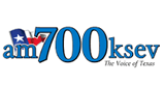 KSEV Radio Station Logo KSEV radio live streaming logo