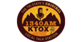 KTOX 1340 AM radio live streaming logo