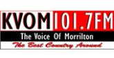 KVOM 101.7 FM radio live streaming logo