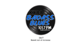 KXBB Badass Blues 101.7 radio live streaming logo