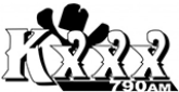 KXXX 790 AM Radio Station Logo KXXX 790 AM radio live streaming logo