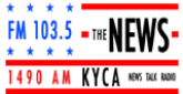 KYCA 1490 AM Radio Station Logo KYCA 1490 AM radio live streaming logo