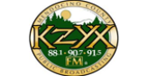 KZYX 90.7 FM Radio Station Logo KZYX 90.7 FM radio live streaming logo
