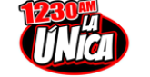 La Unica 1230 AM radio live streaming logo