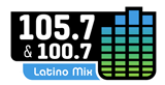 Latino Mix 105.7/100.7 radio live streaming logo