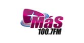 Mas 100.7 radio live streaming logo