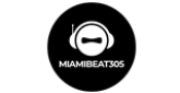 Miami Beat 305 Radio Station Logo Miami Beat 305 radio live streaming logo