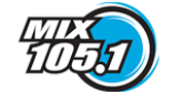 Mix 105.1 radio live streaming logo