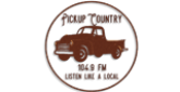 Pickup Country 104.9 Radio Station Logo Pickup Country 104.9 radio live streaming logo