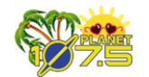 Planet 107.5 FM radio live streaming logo