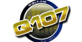Q-107 radio live streaming logo