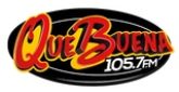 Que Buena 105.7 FM radio live streaming logo