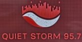 Quiet Storm 95.7 Radio Station Logo Quiet Storm 95.7 radio live streaming logo