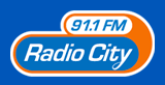 Radio City 91.1 FM radio live streaming logo