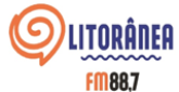 Rádio Litorânea FM radio live streaming logo
