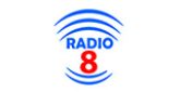 Radio8 radio live streaming logo