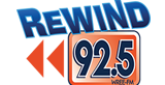 Rewind 92.5 radio live streaming logo