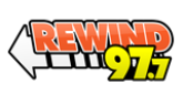 Rewind 97.7 radio live streaming logo