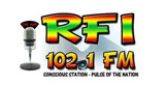 RFI 1021 FM radio live streaming logo