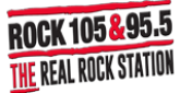 Rock 105 & 95.5 radio live streaming logo