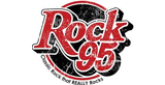 Rock 95 radio live streaming logo