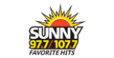 Sunny 97.7 & 107.7 radio live streaming logo