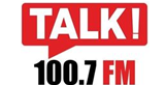Talk 100.7 Radio Station Logo Talk 100.7 radio live streaming logo