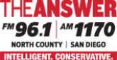 The Answer 1170 AM Radio Station Logo The Answer 1170 AM radio live streaming logo