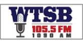 The Cross WTSB 1090 AM Radio Station Logo The Cross WTSB 1090 AM radio live streaming logo