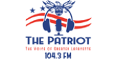 The Patriot 104.3 radio live streaming logo