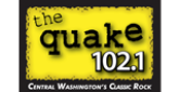The Quake 102.1 Radio Station Logo The Quake 102.1 radio live streaming logo