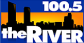 The River 100.5 radio live streaming logo
