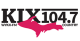 The UPs Country – Kix 104.7 radio live streaming logo