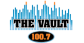 The Vault 100.7 radio live streaming logo