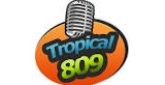 Tropical 809 Radio Station Logo Tropical 809 radio live streaming logo