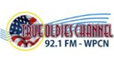 True Oldies 92.1 & 1010 AM WPCN radio live streaming logo