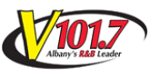 V 101.7 radio live streaming logo