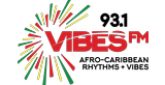 Vibes 93.1 FM radio live streaming logo