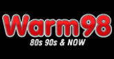Warm 98 radio live streaming logo