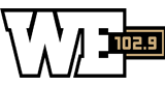 WE 102.9 Radio Station Logo WE 102.9 radio live streaming logo