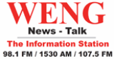 WENG News-Talk Radio Station Logo WENG News-Talk radio live streaming logo