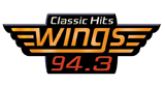Wings 94.3 radio live streaming logo