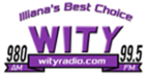 WITY 980 AM Radio Station Logo WITY 980 AM radio live streaming logo