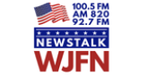 WJFN 100.5 NewsTalk radio live streaming logo